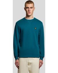 Lyle & Scott - Cotton Crew Neck Sweatshirt - Lyst