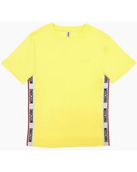 Moschino - Underwear Chest Logo Tape T Shirt 0021 - Lyst