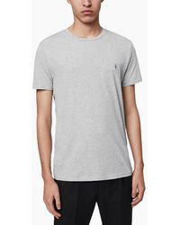 AllSaints - All Saints T Shirts Crew Neck Slim Short Sleeve Casual Summer Cotton Tee - Lyst