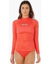 Rip Curl - Rip Curl Classic Surf Long Sleeve Rash Vest - Lyst