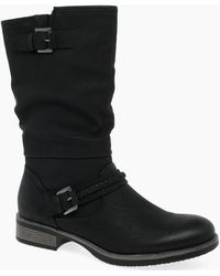 Rieker - Estella Calf Length Slouch Boots - Lyst