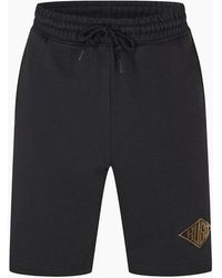 BOSS - Logo Print Sweat Shorts With Elasticated Waistband - Lyst