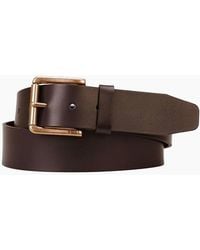 BOSS - Boss Joris Large Buckle Leather Belt - Lyst