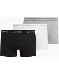 Calvin Klein - 3-Pack Cotton Classics Boxer Trunks - Lyst