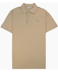 Burberry - Eddie Cotton Polo Shirt Soft Fawn - Lyst