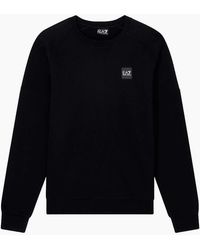 EA7 - Emporio Armani Visibility Lightweight Sweatshirt - Lyst