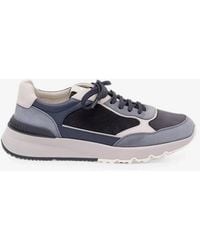 Brunello Cucinelli - Nubuck & Suede Sneakers - Lyst