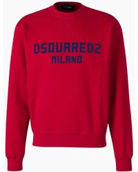 DSquared² - Cool Fit Milano Crew Neck Jumper - Lyst