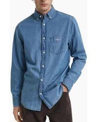 GANT - Shirts Regular Fit - Lyst