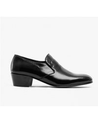 Club Cubano - Bilbao Soft Leather Plain Cuban Heel Shoes - Lyst