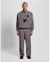 Lyle & Scott - Plaid Zipped Drill Pant - Lyst