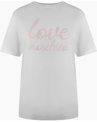 Love Moschino - Bold Logo T-Shirt - Lyst