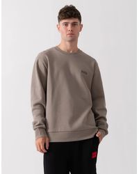 BOSS - Boss Salbo Mirror Sweatshirt - Lyst