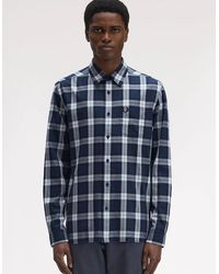 Fred Perry - Tartan Twill Shirt - Lyst