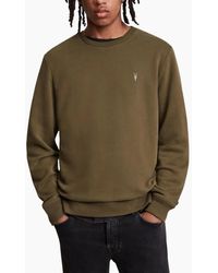AllSaints - All Saints Reven Sweatshirts Crew Neck Casual Cotton Pullover Winter Jumper - Lyst