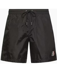 Moncler - Archive Logo Swimshorts - Lyst