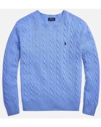 Polo Ralph Lauren - Ralph Lauren Cable-Knit Wool-Cashmere Sweater - Lyst