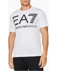 Armani - Ea7 6Kpt23 T Shirts Crew Neck Emporio Tee Casual Summer Cotton Tops - Lyst