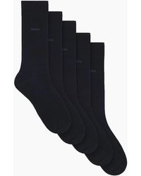 BOSS - Boss 5P Rs Business Socks Dark - Lyst