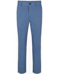 BOSS - Perin Solid Patterned Straight Trousers - Lyst