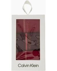 Calvin Klein - 3-Pack Lurex Stripe Socks Gift Box, Berry - Lyst