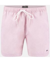 Fynch-Hatton - Solid Swim Shorts Magnolia - Lyst