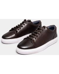 Oliver Sweeney - Hayle Antiqued Calf Leather Trainers - Lyst