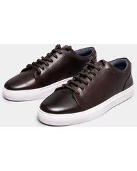 Oliver Sweeney - Hayle Antiqued Calf Leather Trainers - Lyst
