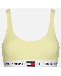Tommy Hilfiger - Organic Cotton Logo Bralette, Elfin - Lyst