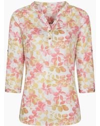 Mountain Warehouse - Ladies Petra Leaf Print 3/4 Sleeve Blouse - Lyst