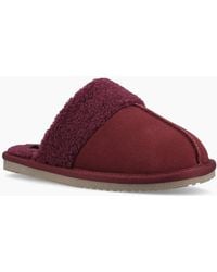 Hush Puppies - Arianna Suede Bordeaux Slippers - Lyst