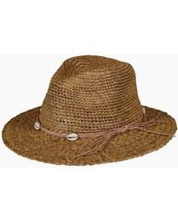 Barts - Alora Fedora Straw Hat - Lyst