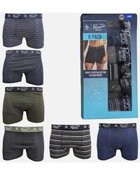 Original Penguin - Boxer Trunks Stretch Cotton Rich 6X Pack Underwear Gift - Lyst