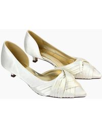 XY London - Ladies Freya Pointed Low Kitten Heel Pumps - Lyst