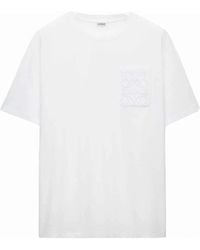 Loewe - Relaxed Fit Tonal Pocket Logo T-Shirt - Lyst