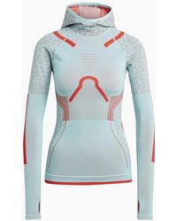 adidas - Funnel Neck Raglan Sleeve Tech Sweatshirt - Lyst