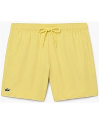 Lacoste - Quick-Dry Swim Shorts - Lyst