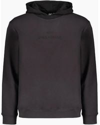 Paul & Shark - Active Fleece Soft Cotton Hoodie With Logo - Lyst
