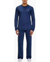 DIESEL - Pyjamas Set Long Sleeve Sleepwear T-Shirt Cotton 2 Pc Loungewear New - Lyst