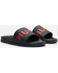 BOSS - Logo Strap Sliders - Lyst
