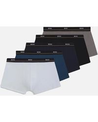 BOSS - Boss 5-Pack Essentials Boxer Trunks, Multi - Lyst