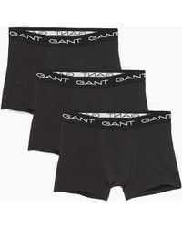 GANT - 3-Pack Classic Logo Boxer Trunks - Lyst