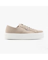 Victoria - Barcelona Platform Canvas Trainers - Lyst