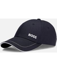 BOSS - Boss Cap-1 Cotton-Twill Cap With Logo Detail Nos - Lyst