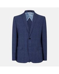 Ted Baker - Houndstooth Plaid Suit Jacket - Lyst