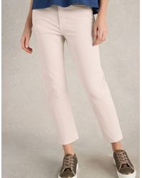 White Stuff - Blake Straight Crop Jean Natural - Lyst