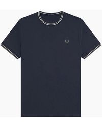 Fred Perry - Twin Tipped T-Shirt - Lyst