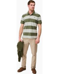 Crew - Heritage Stripe Short Sleeve Polo Shirt - Lyst