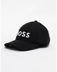 BOSS - Boss Knitted Six-Panel Cap With Embroidered Logo - Lyst