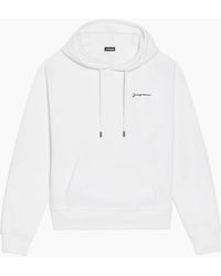 Jacquemus - Signature Embroidered Logo Hoodie - Lyst